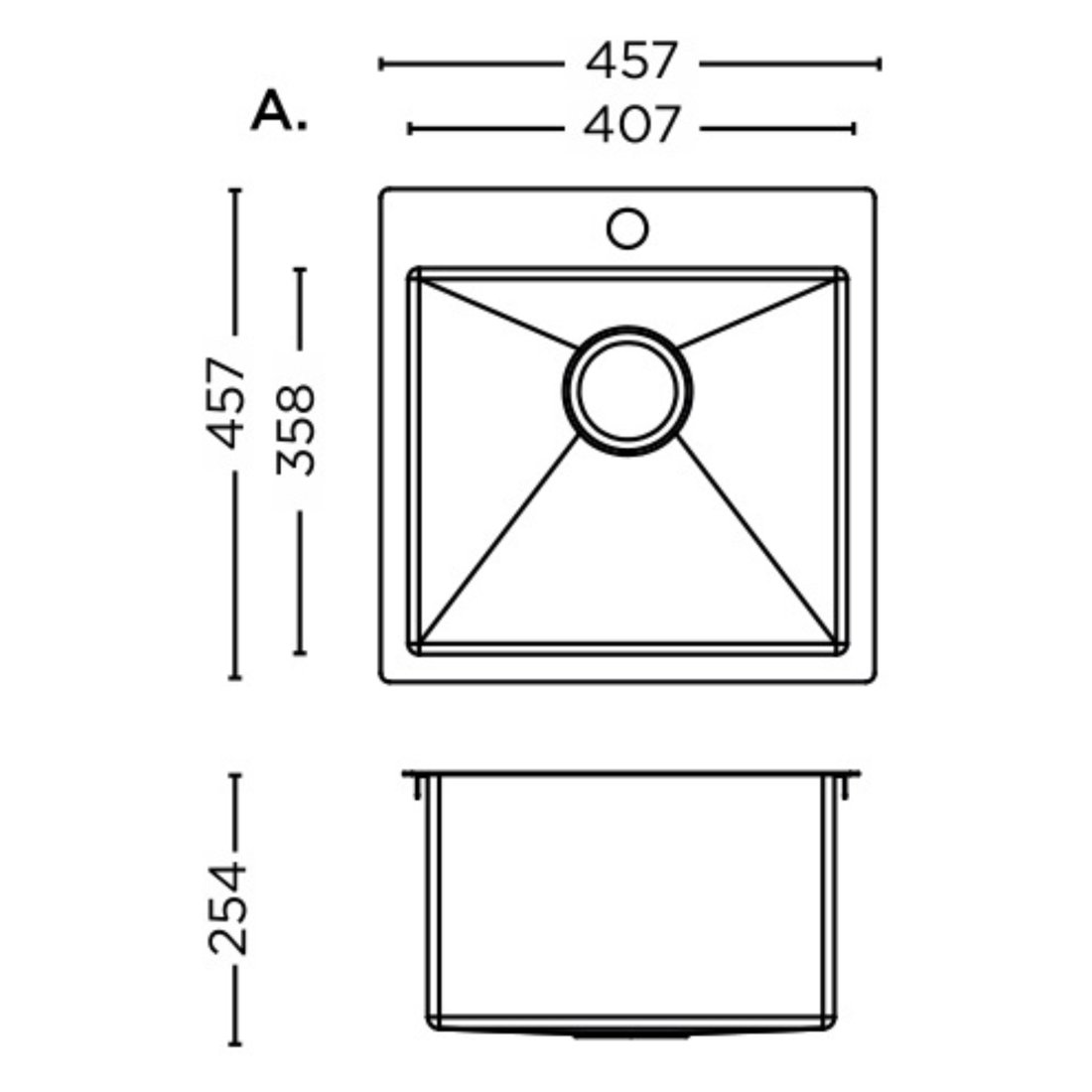 American Design ASB2418 dimensions