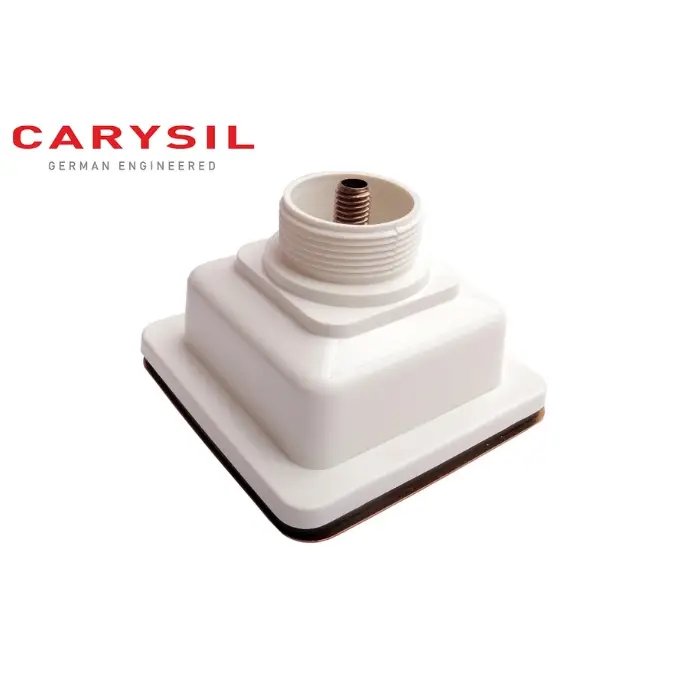 Carysil 304 Grade Stainless Steel Square Waste Coupling with Removable Waste Strainer Assembly, Corrosion-Resistant, Efficient Drainage System – Yellow Gold PVD Finish