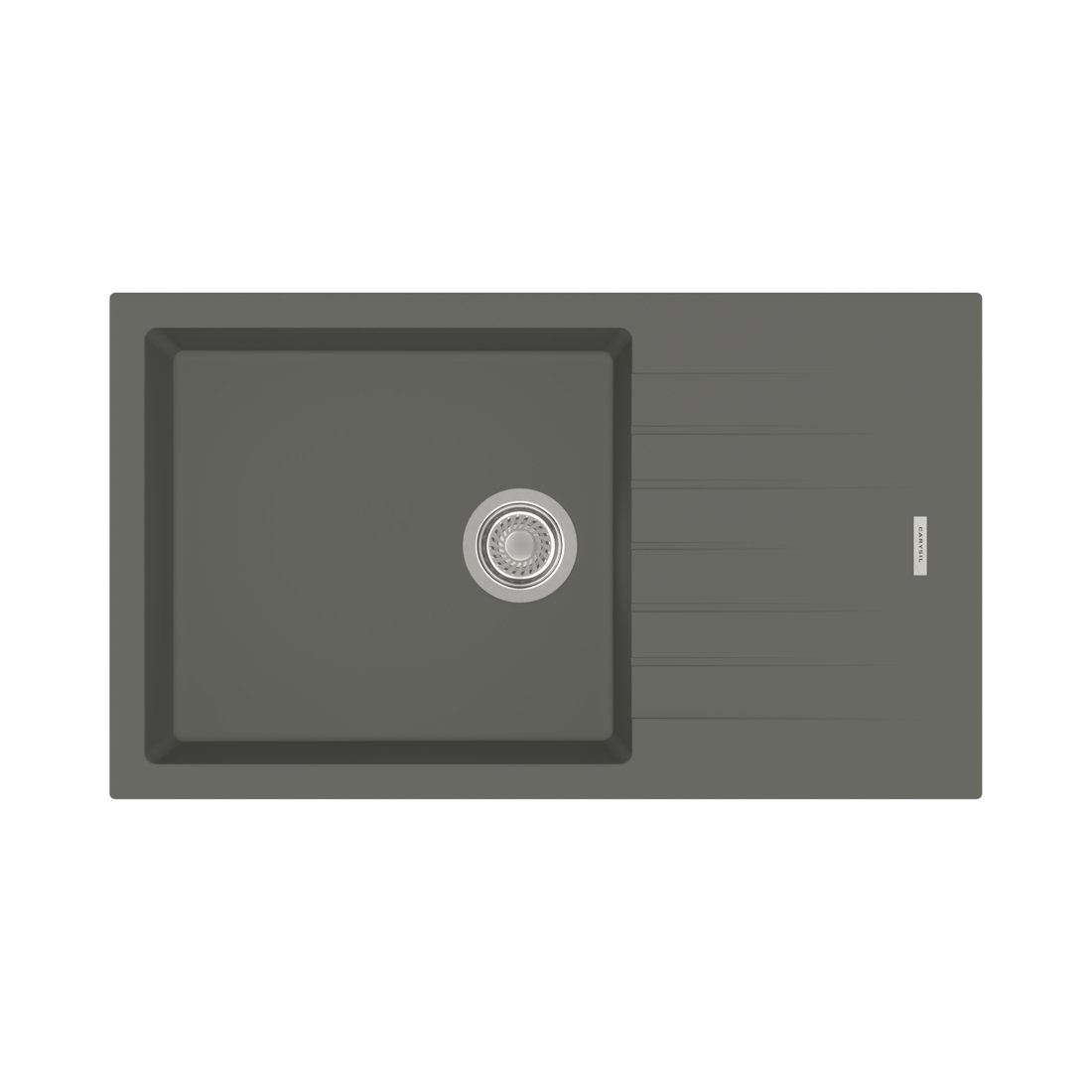 Carysil D100B Tip Toe Single Bowl with Drainer Kitchen sink