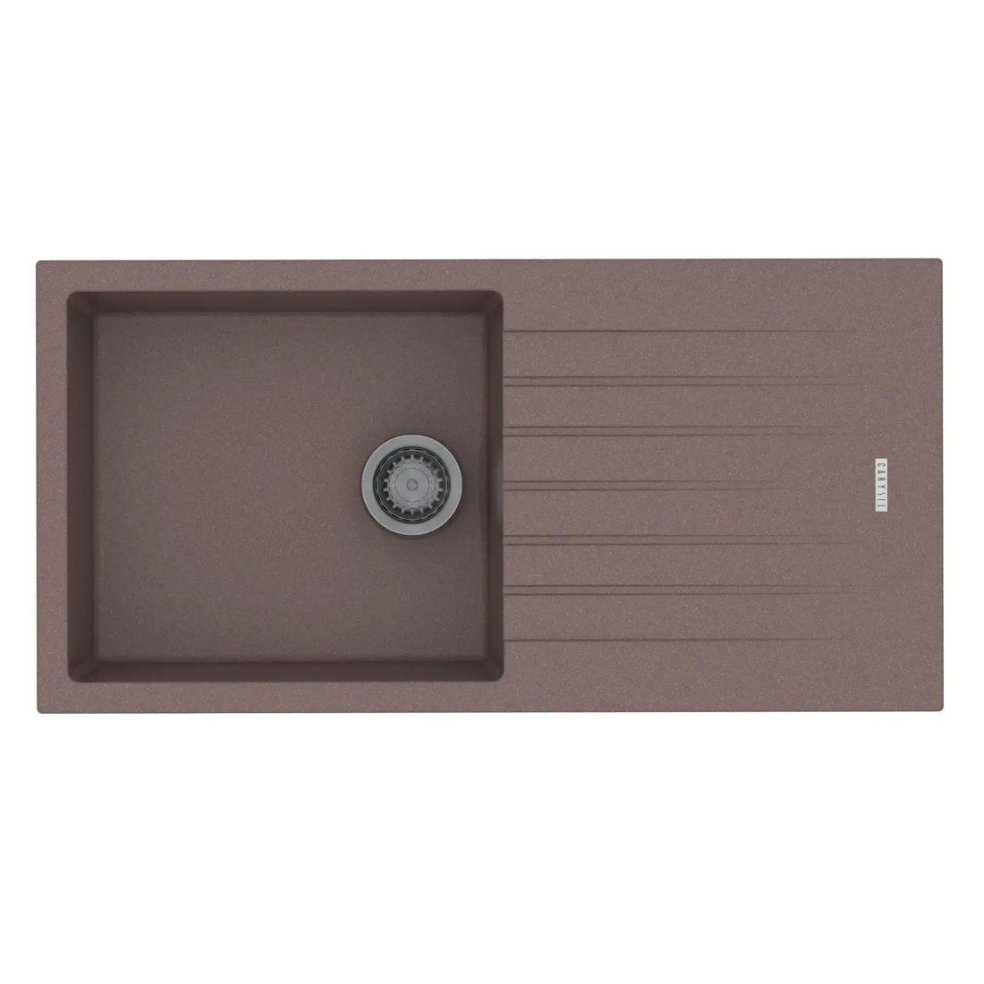 Carysil D100L Tip Toe Single Bowl with Drainer Kitchen sink