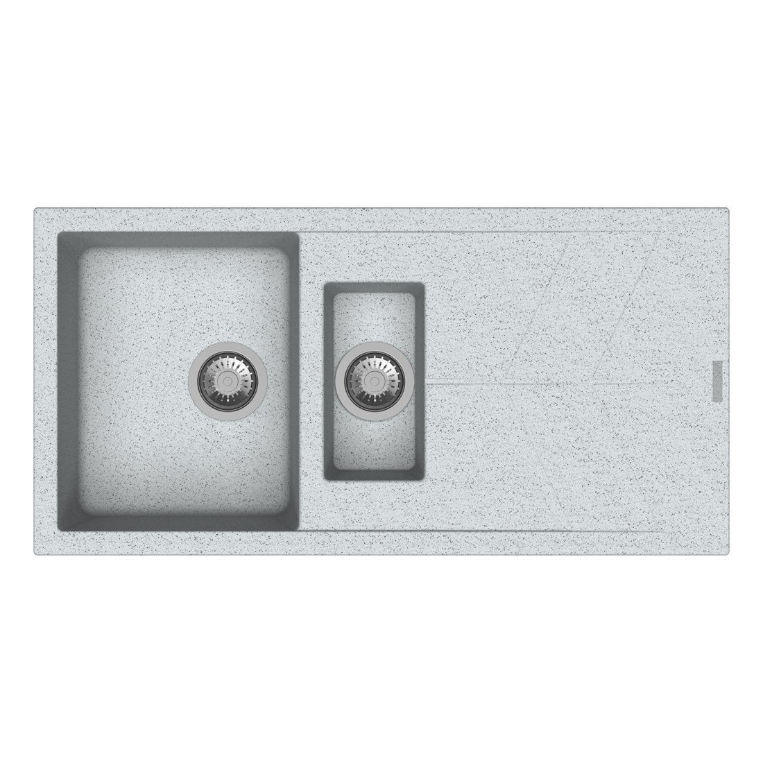 Carysil D150 Jazz One and Half Bowl with Drainer Kitchen Sink
