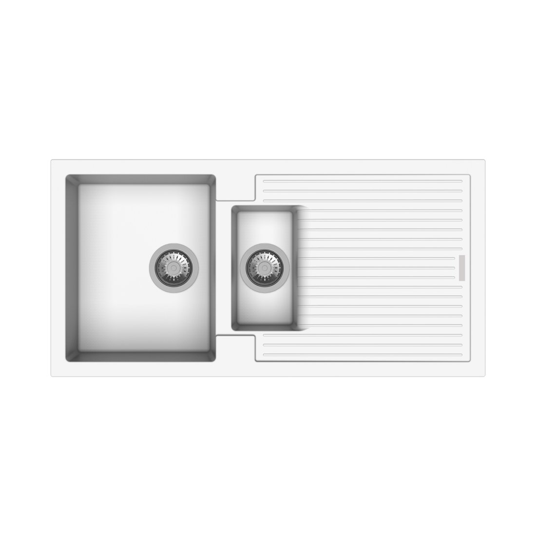 Carysil D150 Rimo one and half Bowl with Drainer Kitchen Sink