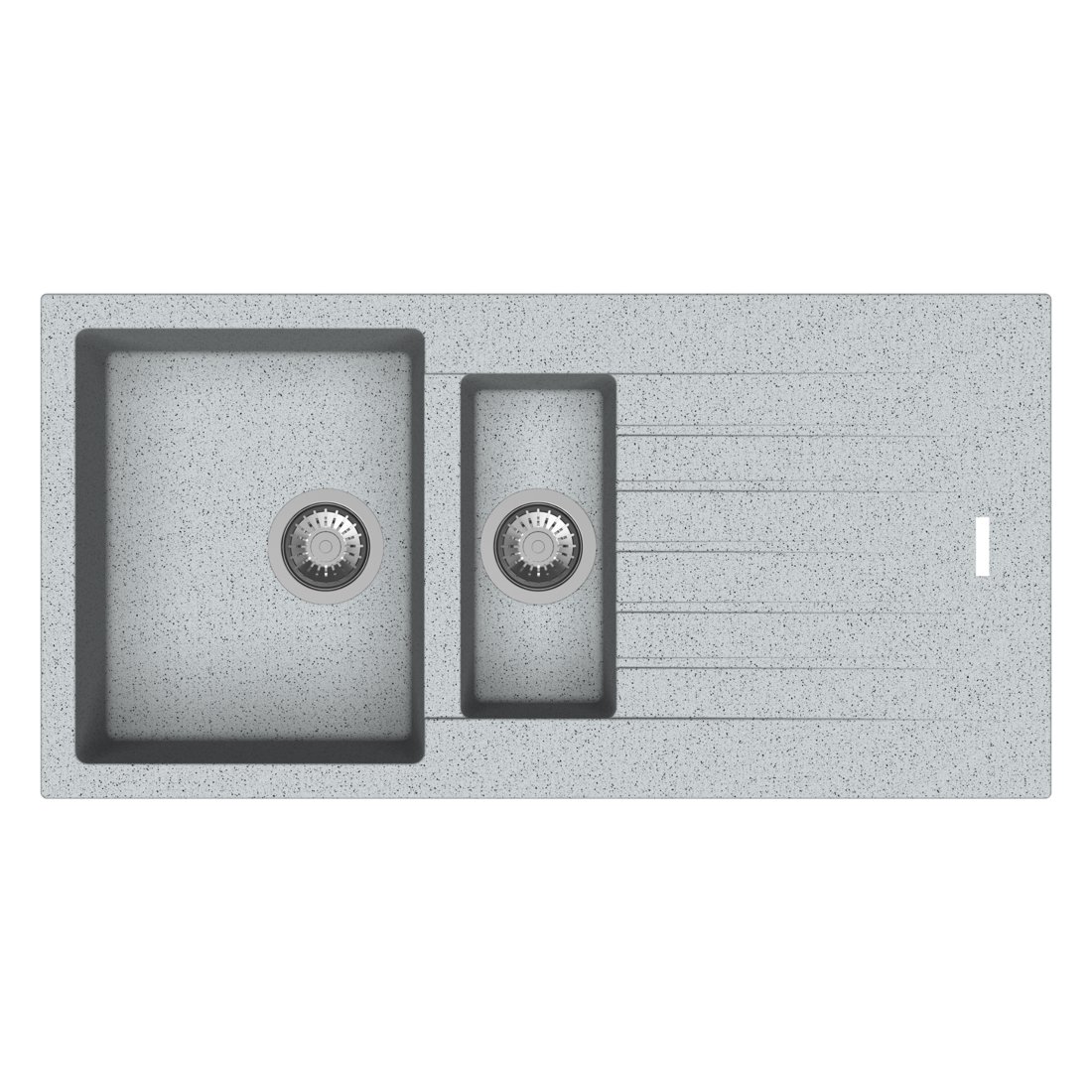 Carysil D150 Tip Toe Single with Drainer Kitchen Sink