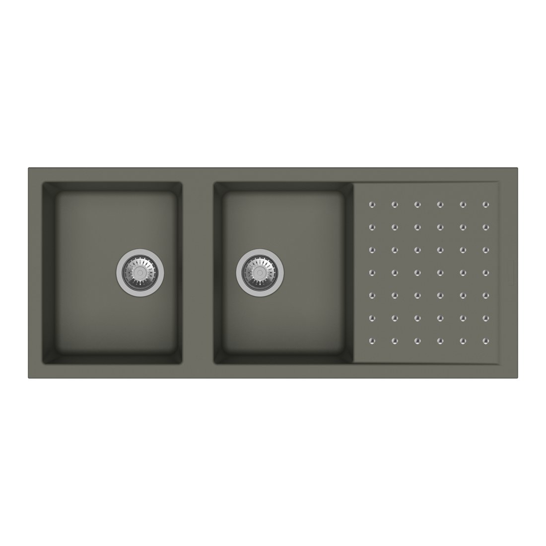 Carysil D200 Polo Double Bowl with Drainer Kitchen sink