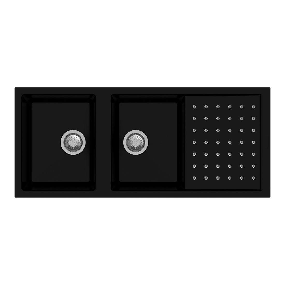 Carysil D200 Polo Double Bowl with Drainer Kitchen sink