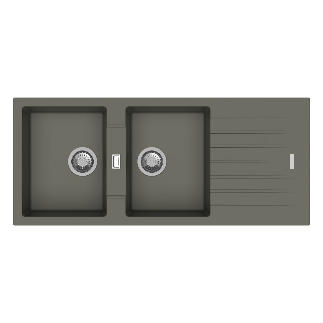 Carysil D200 Tip Toe Double Bowl with Drainer Kitchen Sink
