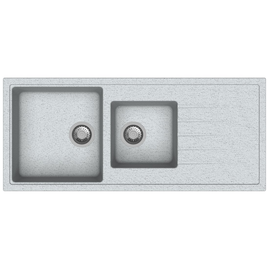 Carysil D200 Vivaldi Double Bowl Kitchen Sink with Drainer