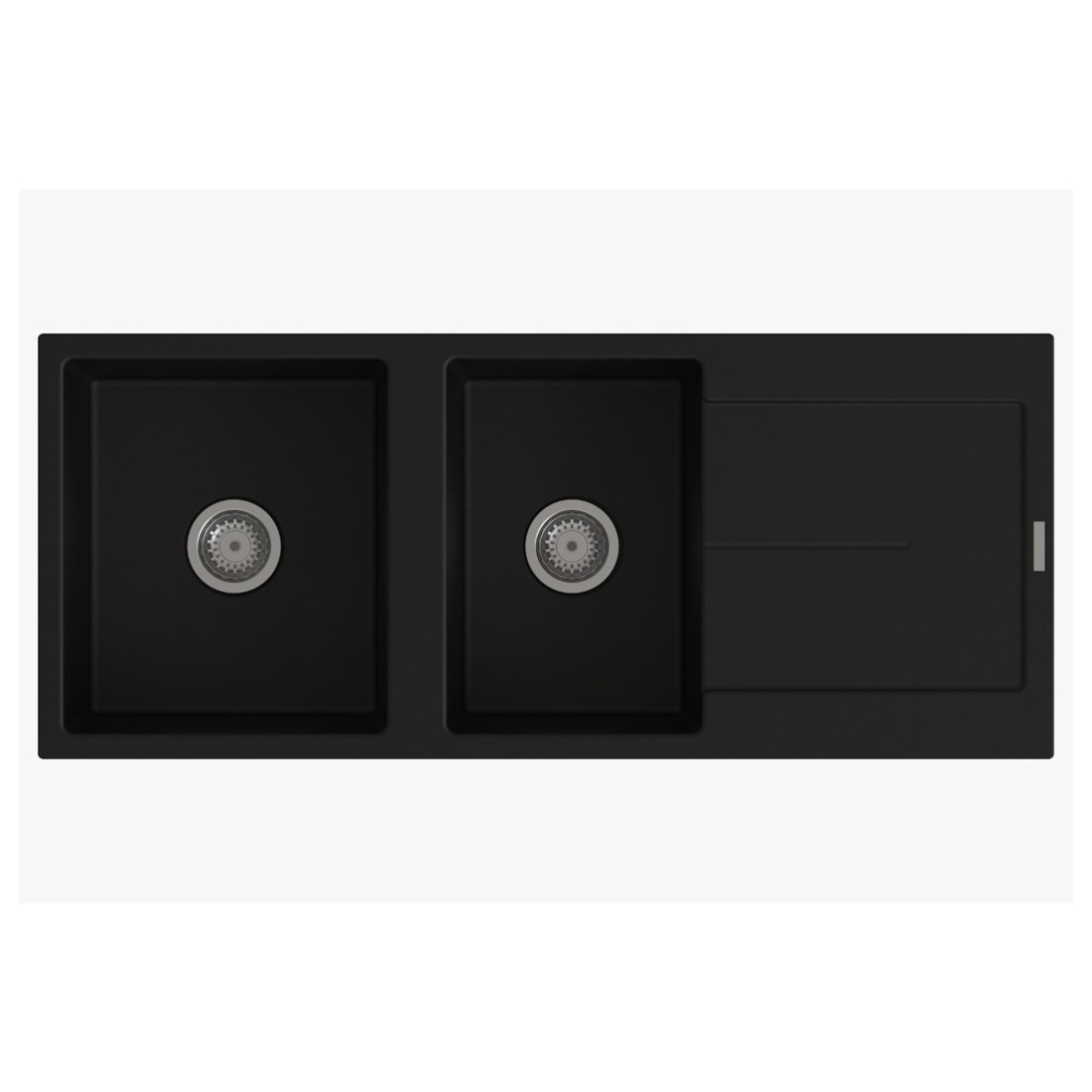 Carysil D200L Enigma Double bowl with Drainer Kitchen Sink