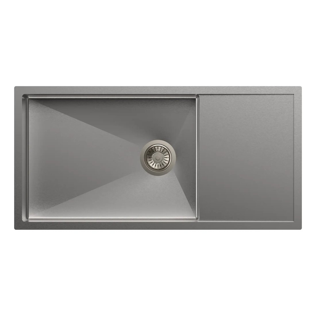 Carysil Micro Radius R10 Single Bowl with Drainer 36x18x8 dimensions