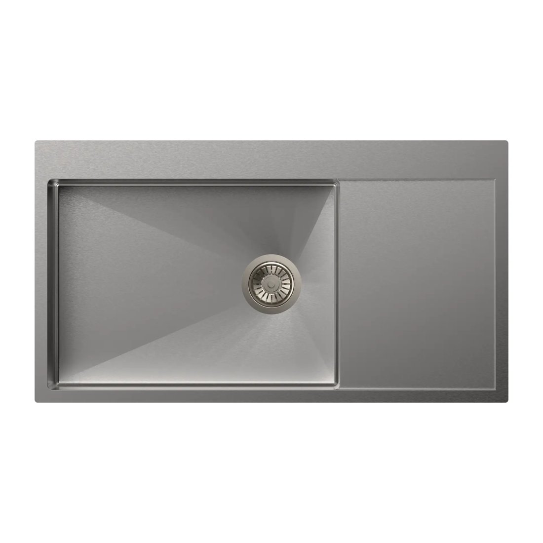 Carysil Micro Radius R10 Single Bowl with Drainer 36x20x8