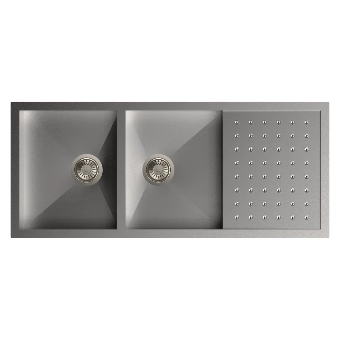 Carysil Polo Single and Double Bowl With Drainer 46x20x9