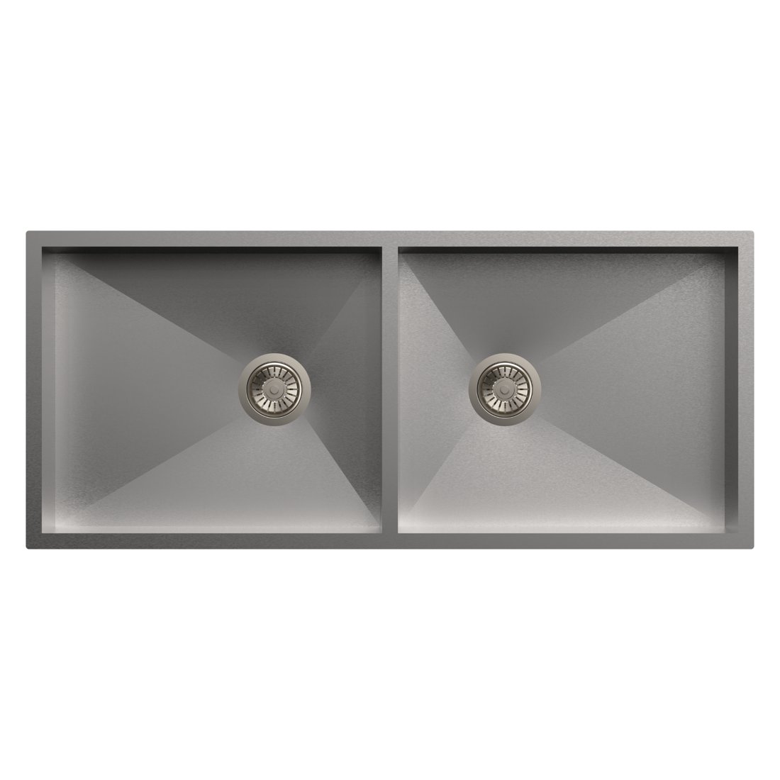 Carysil Quadro Double Bowl 40x20x8