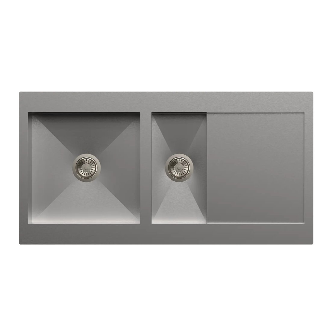 Carysil Rege One and Half and Double Bowl with Drainer 40x20x8
