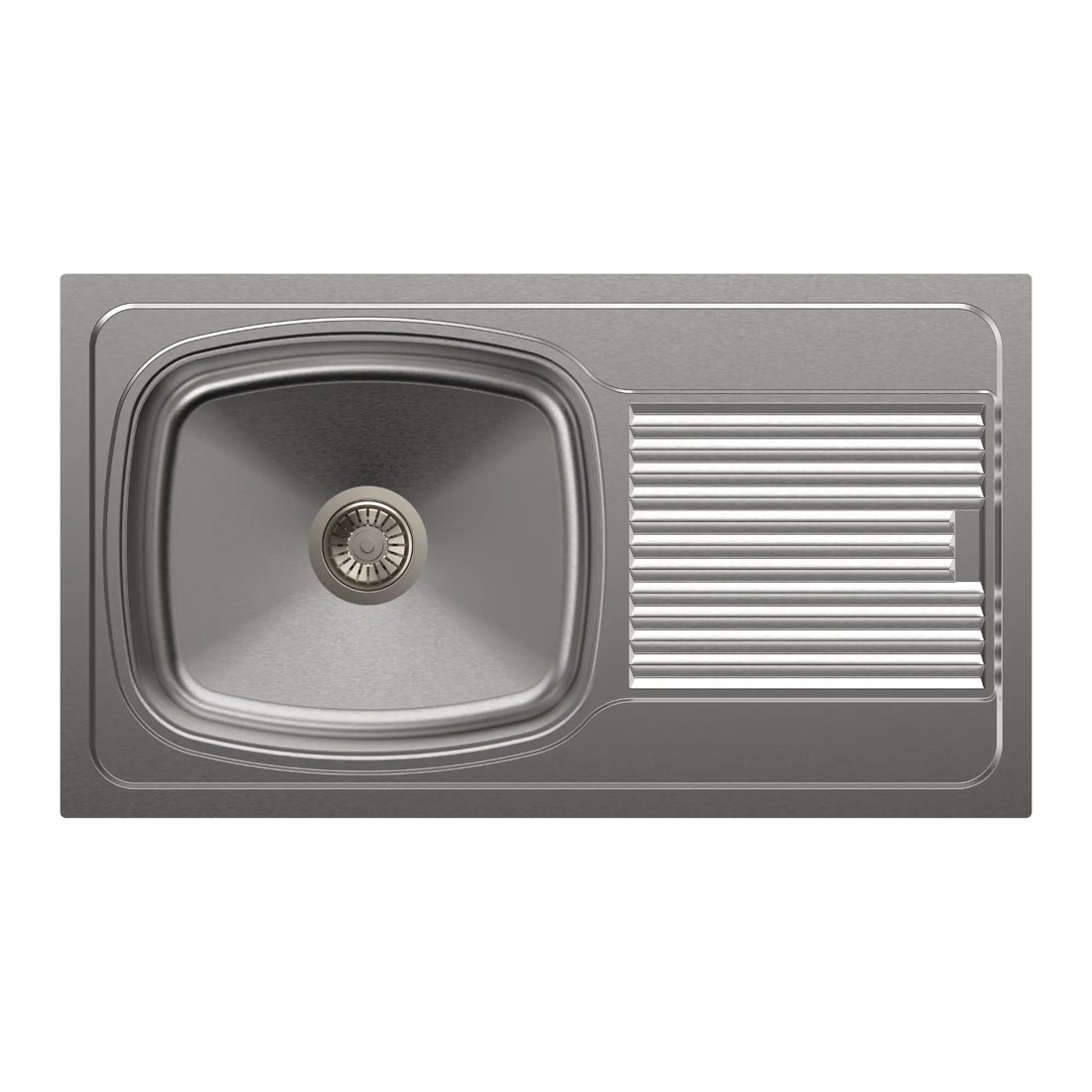 Carysil Vogue Single Bowl With Drainer 32x18x6