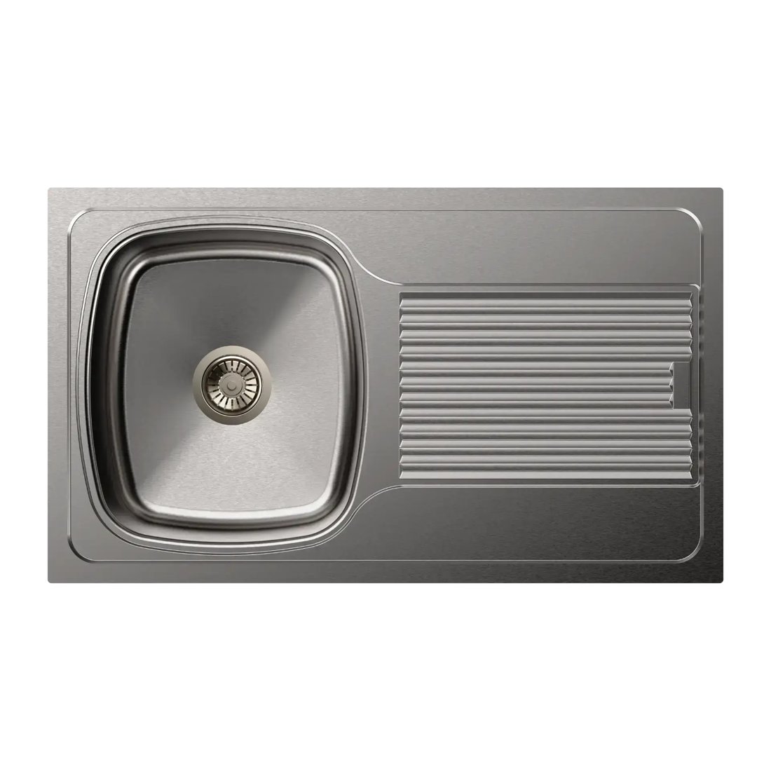 Carysil Vogue Single Bowl With Drainer 34x20x8