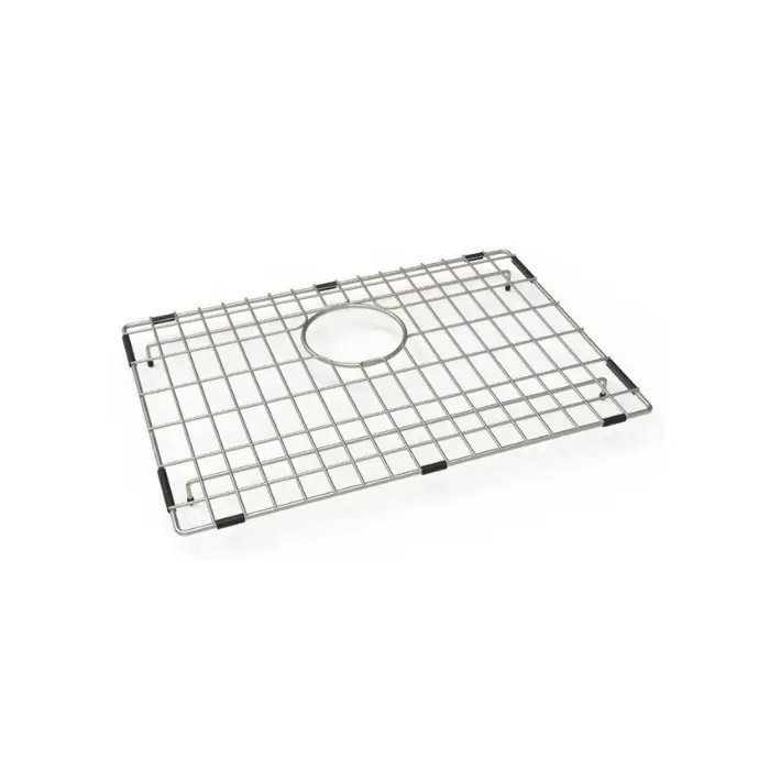 Carysil Wire Grid for Kitchen Sink, 304-Grade Stainless Steel, Metal Dish Drying Rack, Self Draining, Prevents Sliding, Kitchen Sink Accessories, 35.5×54.7×2.96 cm