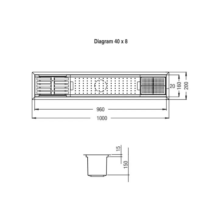 Drying Channel 1000 Diagram