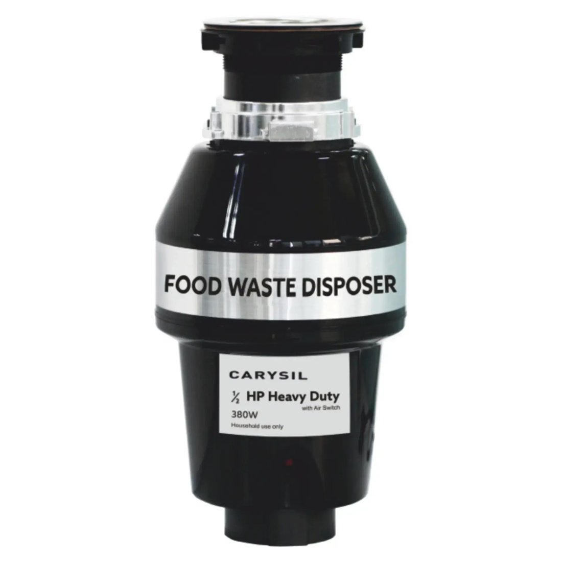 Food Waste Disposer 1-2 HP Heavy Duty with Air Switch