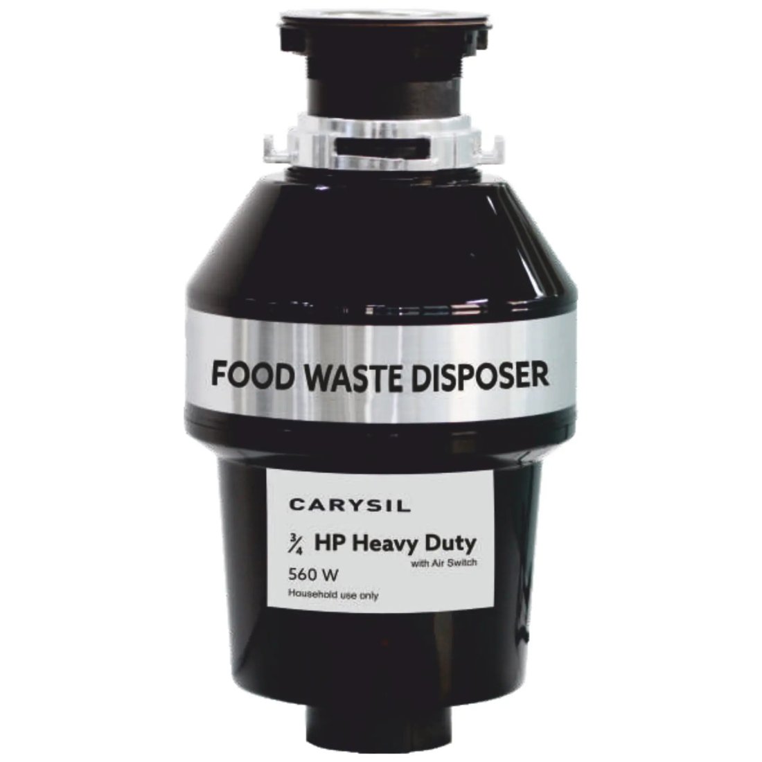 Food Waste Disposer 3-4 HP Heavy Duty with Air Switch