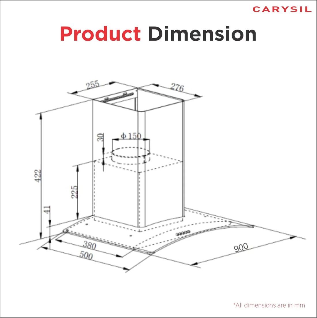 Rome Chimney dimensions