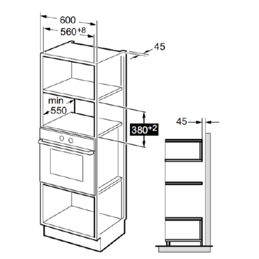 Rustic Classic Microwave dimensions