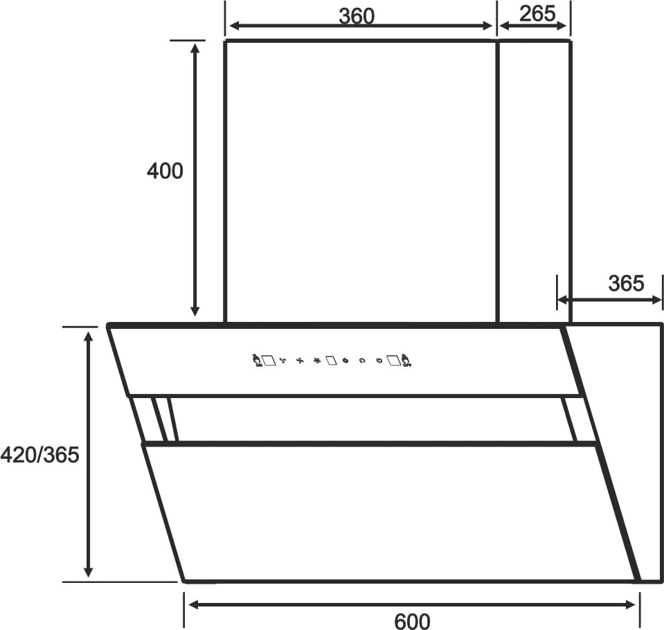 Vista Chimney dimensions