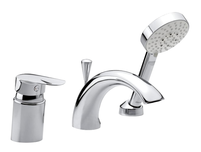 3-Hole Bath Shower Mixer chrome