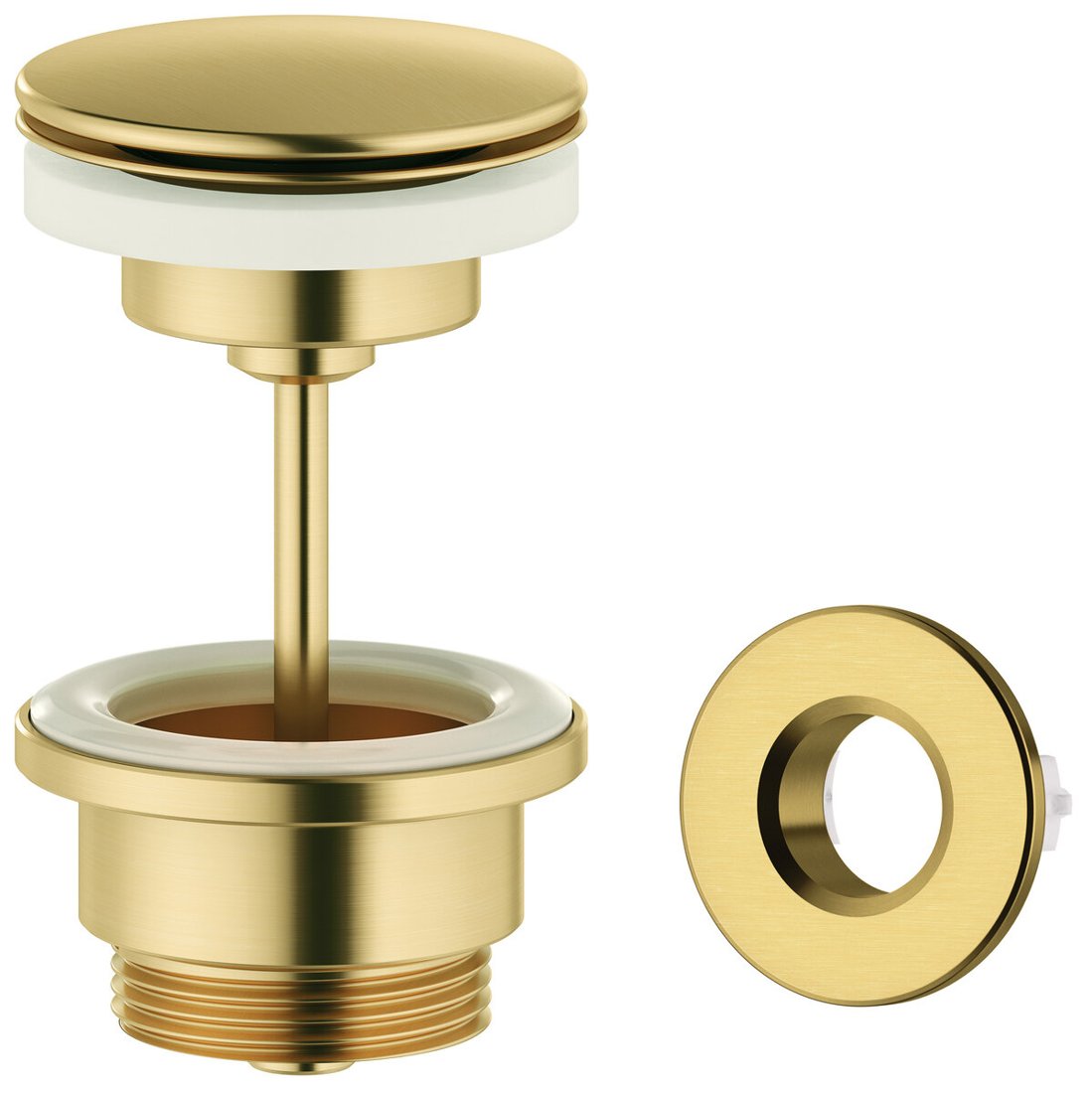 Bath waste - loose item brushed brass
