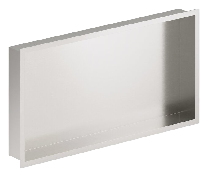 Built-in shower shelf steel