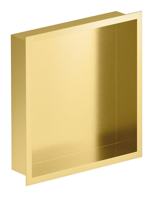 Built-In Shower Shelf brushed brass