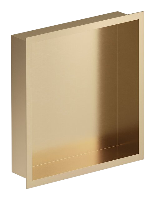 Built-In Shower Shelf brushed bronze