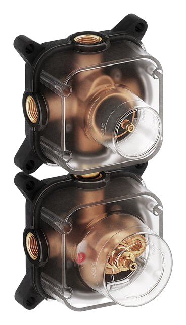 Concealed pack – Thermostat + 2 way diverter