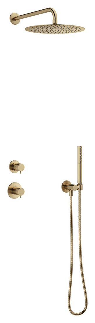 Concealed pack – Thermostat + 2 way diverter