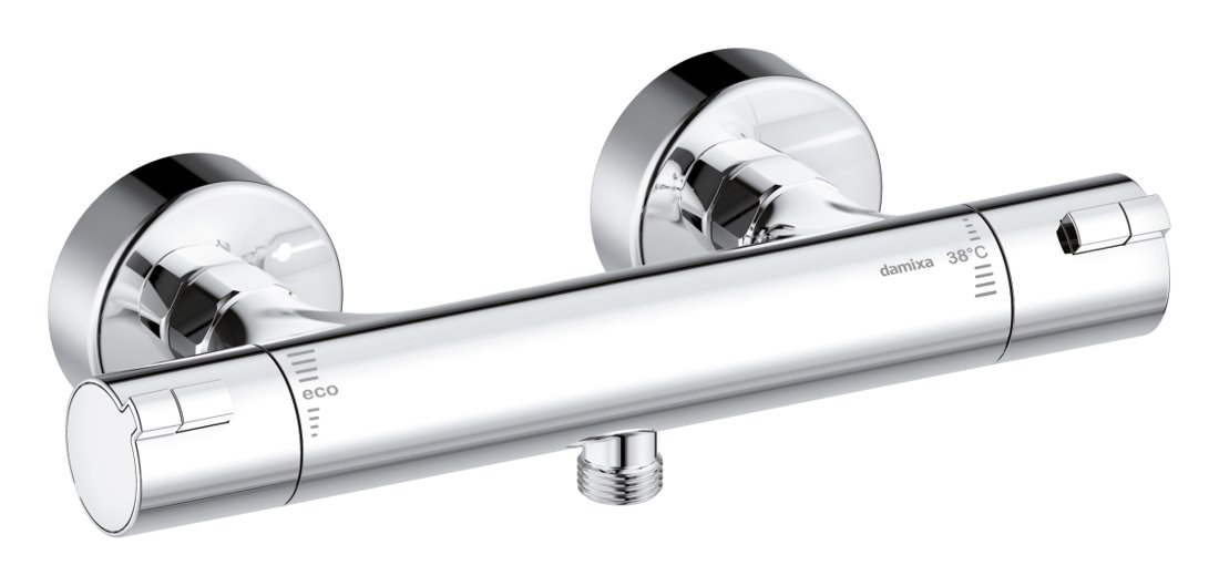 Fixed shower set chrome
