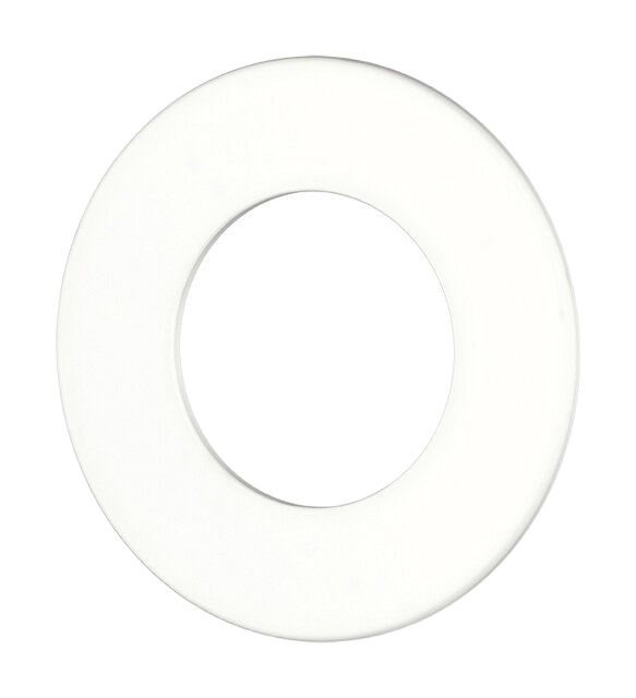 Fixing plate matt white