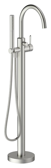 Freestanding bath mixer steel