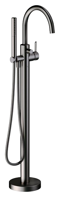 Freestanding bath mixer graphite grey