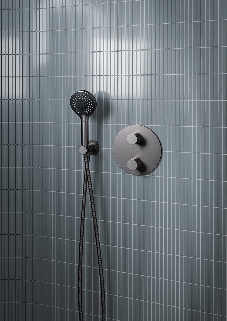 Hand shower set graphite grey