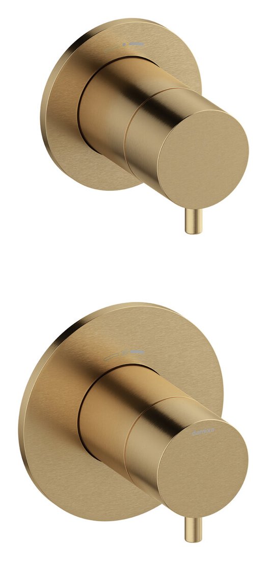 Hand shower tube brushed bronze