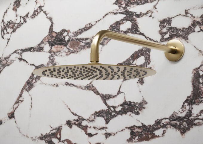 Head Shower brushed bronze