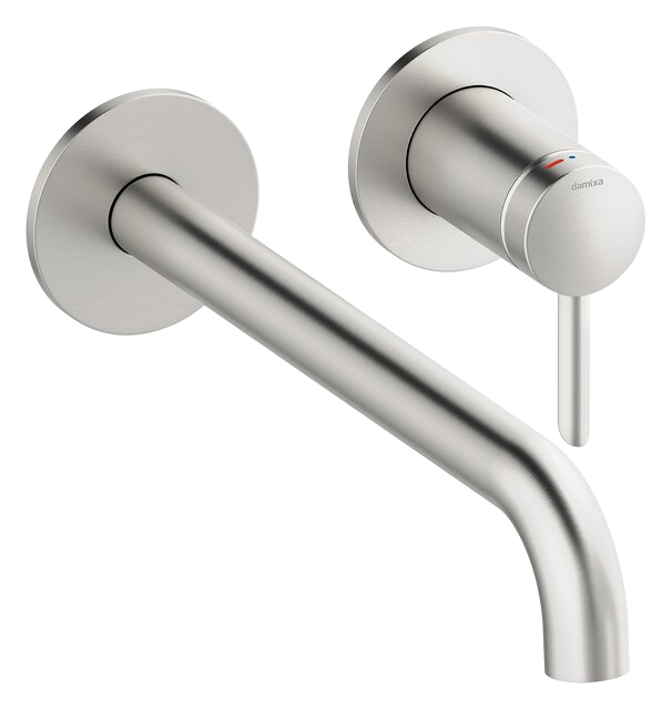 Iris Exposed kit for built in Basin Mixer (250 mm) steel