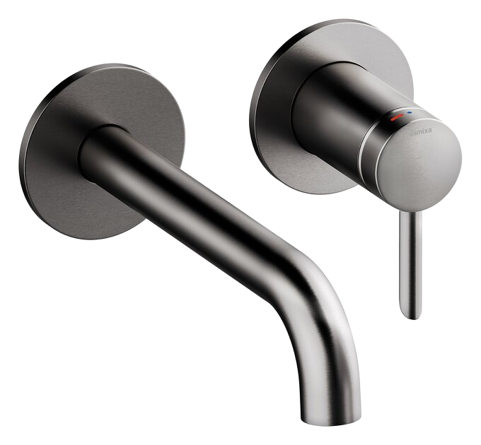 Iris Exposed kit for built in Basin Mixer Box (180 mm) graphite grey
