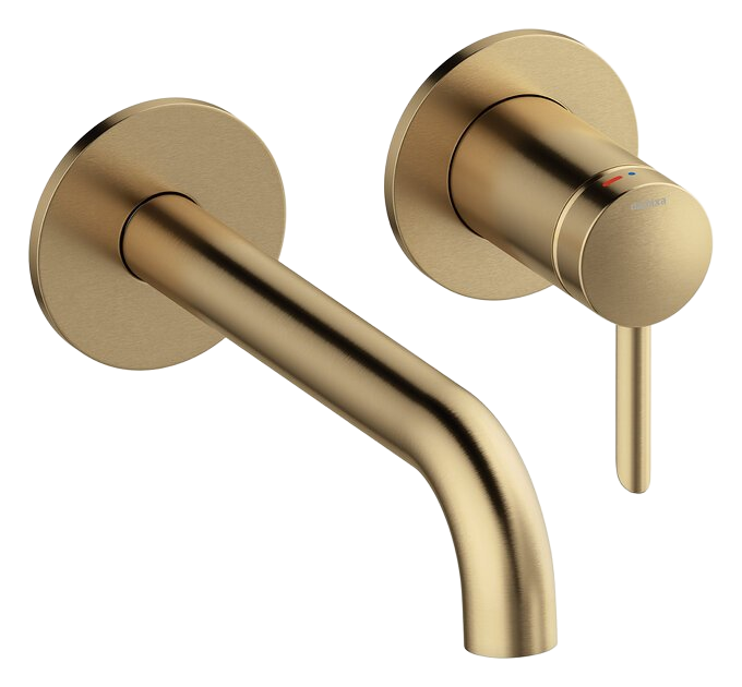Iris Exposed kit for built in Basin Mixer Box (180 mm) brushed bronze