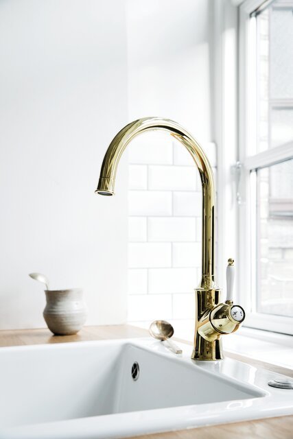 Kichen Mixer polished brass