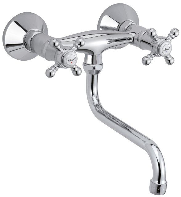 Kitchen Mixer for wall mounting chrome