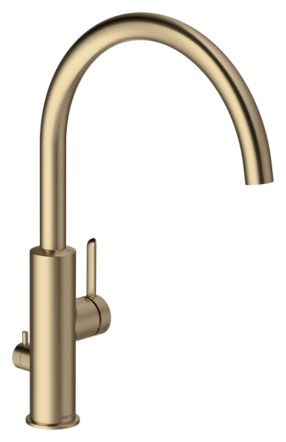 Kitchen Mixer with Dishwasher Shut off valve brushed bronze