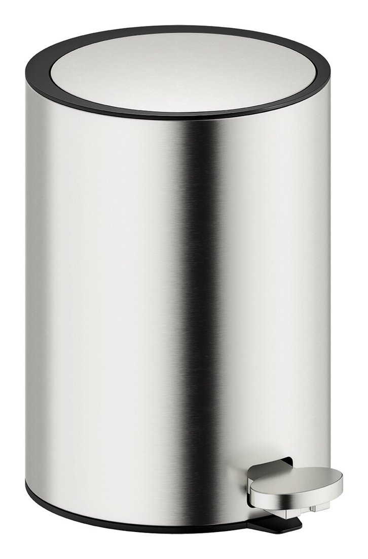 Make-up mirror with light steel