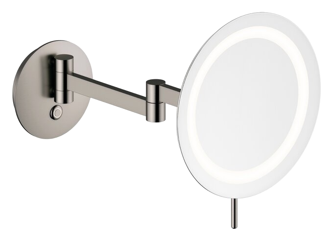 Make-up mirror with light graphite grey