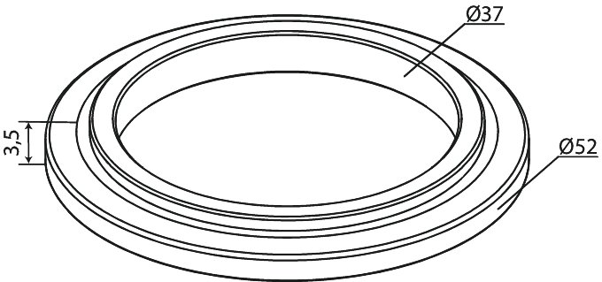 Mounting Plate chrome