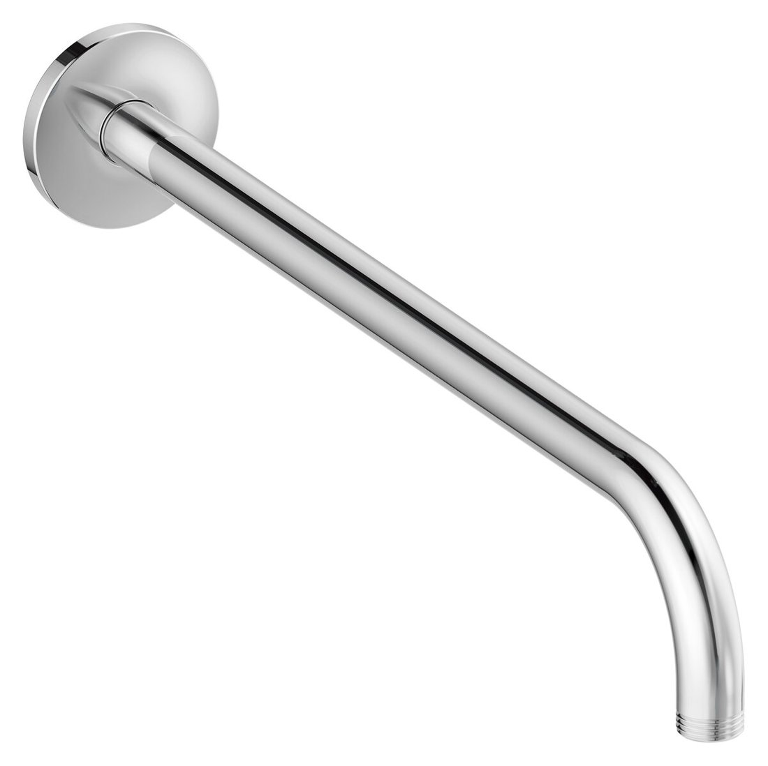 Outlet elbow with shower holder chrome